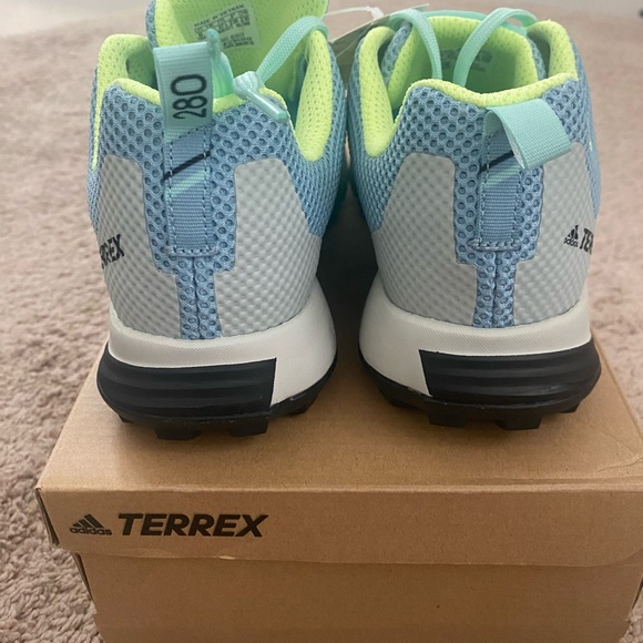 Adidas Terrex Two Women’s Hiking Shoes - Blue and Green - Picture 4 of 6